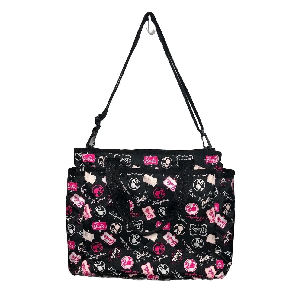 LeSportsac Barbie Sparkle Ryan Baby Bag Diaper Bag Changing Pad 7532 K151‎ Black
